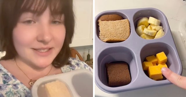 A mom revealed that when she and her family eat at a restaurant, she packs a separate, prepared meal...