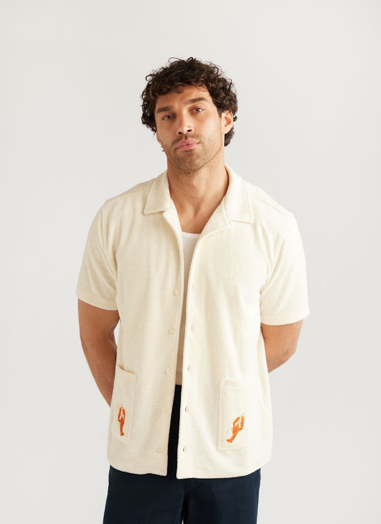 The Hamptons Resort Shirt Seinfeld x Percival Ecru