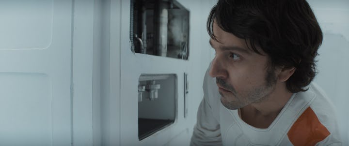 Cassian Andor played by Diego Luna in the Star War series 'Andor.'
