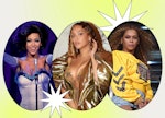 Beyoncé in 'Dreamgirls', in Dubai, and at Coachella, representing her many eras.