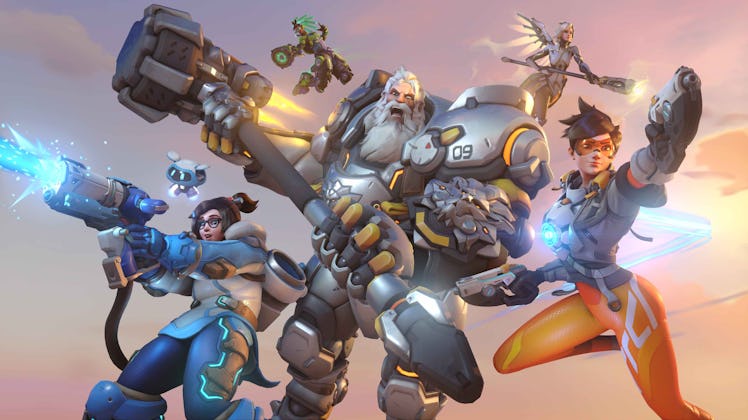 Overwatch 2 redesigned heroes key art