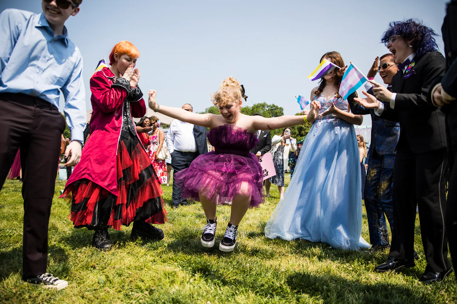 Trams Prom Young LGBTQ+ Activists Throw First Trans Prom In Washington, D.C.