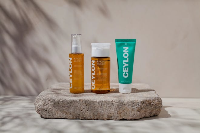 Need cool gifts for dad this father's day? Consider this three-piece ceylon skincare set.