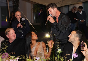 Ronald Burkle, Naomi Campbell, Robin Thicke and Mohammed Al Turk
