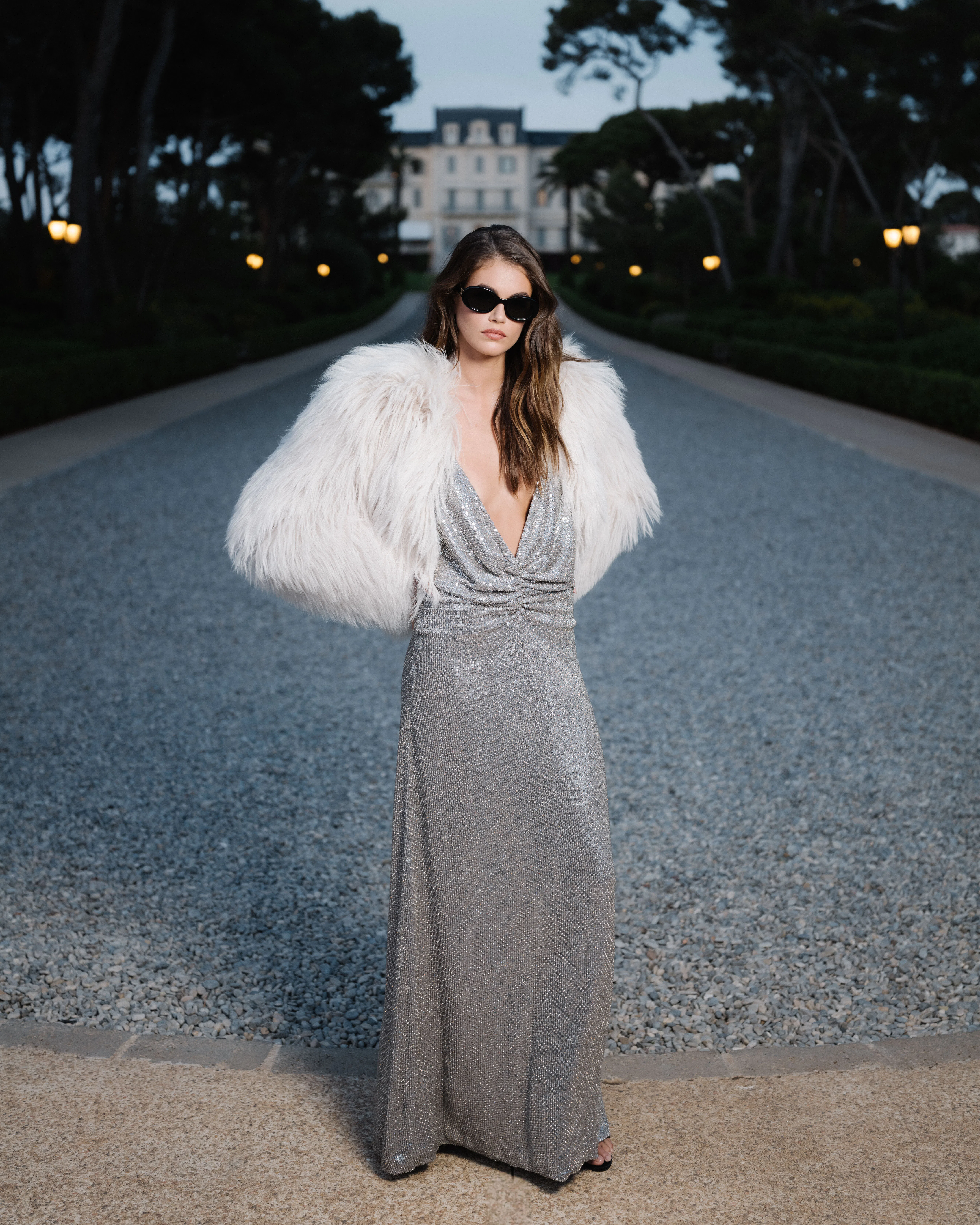 kaia gerber silver dress The Secret Diary of a 90's Girl  Kaia Gerber for Celine in Cannes 2023