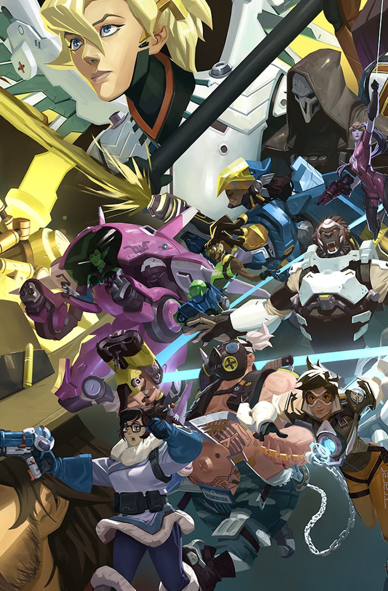 Overwatch 1 year official anniversary art