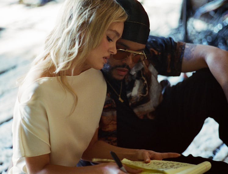 Lily-Rose Depp and Abel "The Weeknd" Tesfaye in HBO's The Idol
