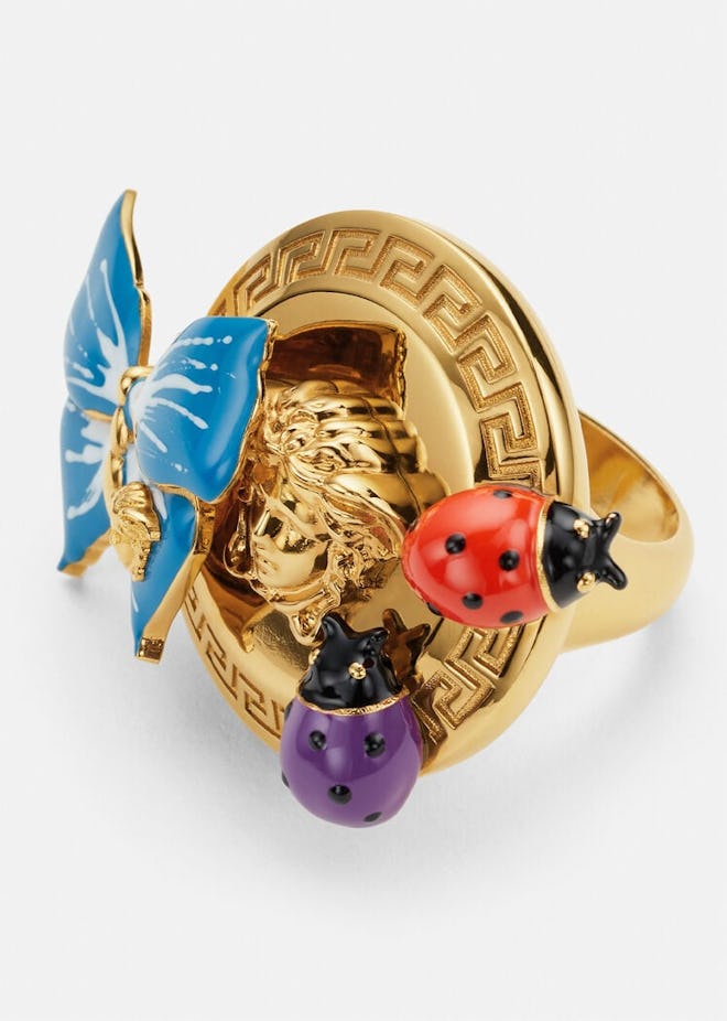 Dua Lipa x Versace Butterfly Medusa Ring