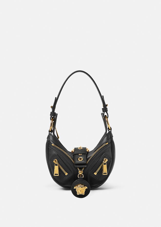 Dua Lipa x Versace Repeat Mini Hobo Bag