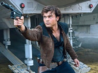 Alden Ehrenreich as Han Solo.