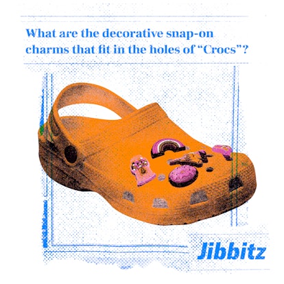 what are the decorative snap-on charms that fit into the holes of "Crocs"?