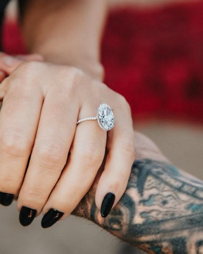 Kourtney Kardashian engagement ring