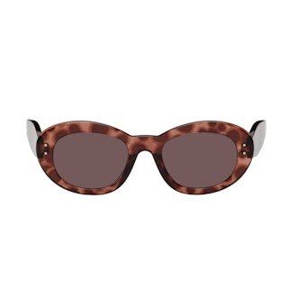 ALAÏA Brown Cat-Eye Sunglasses
