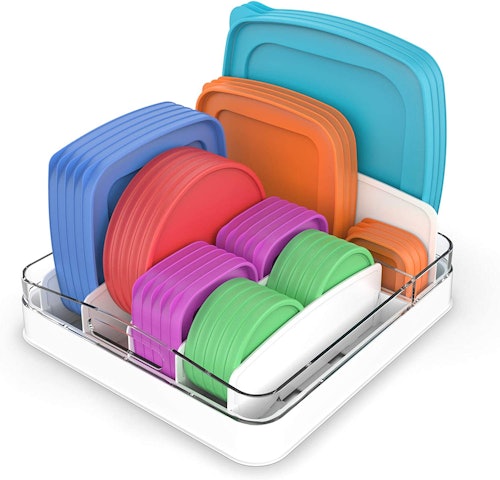 EVERIE Food Container Lid Organizer