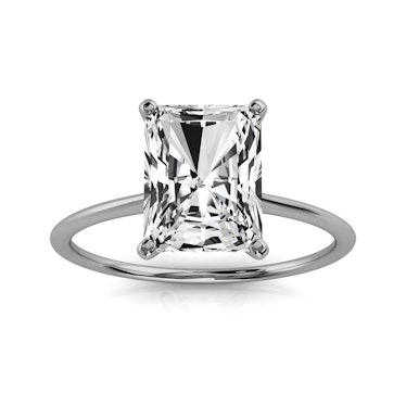 The Art of Jewels Platinum Reli Minimalist 1MM Solitaire Ring
