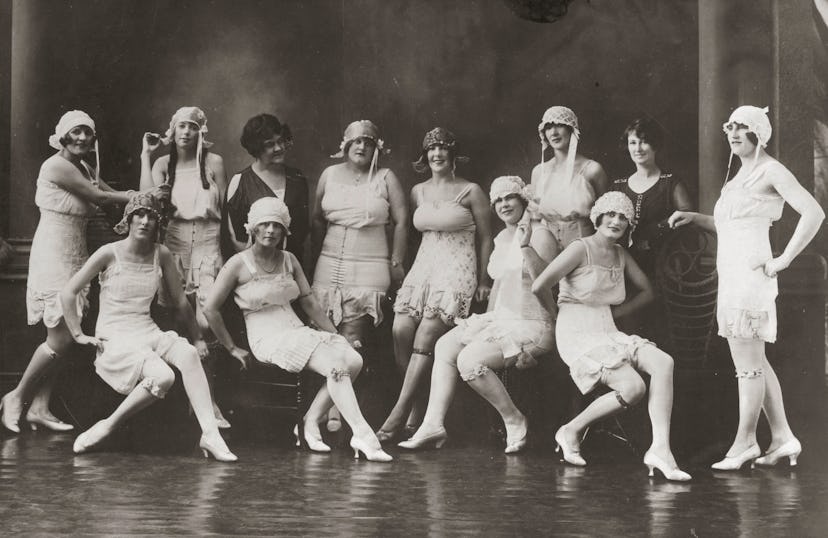 jazz age women in lingerie 1925