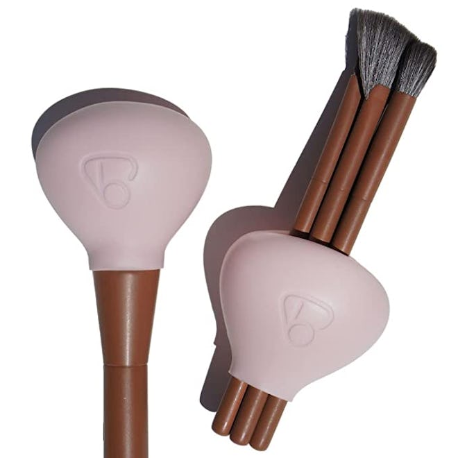 brush bubble Silicone Makeup Brush Covers (2-Pack)