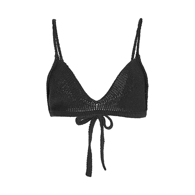 Khaite Carla Cotton-Blend Bralette Top