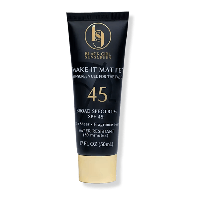  Black Girl Sunscreen’s Make It Matte Sunscreen SPF 45