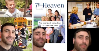 A TikToker is going viral for rewatching the '90s family drama '7th Heaven' and pointing out some of...