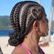 short braided hairstyles
