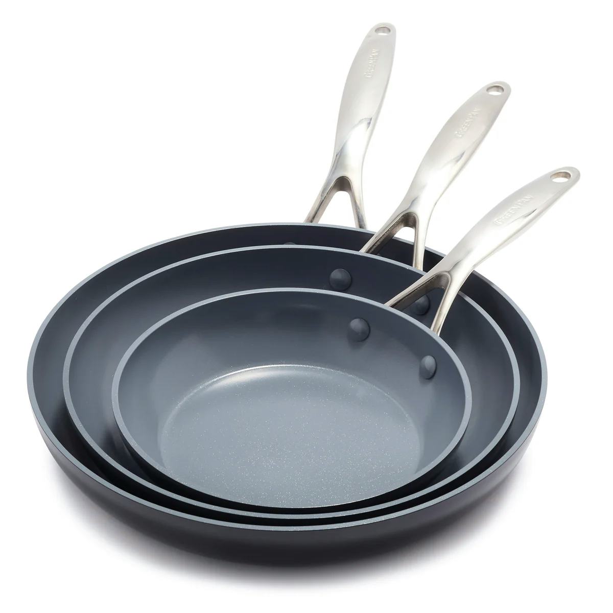 GreenPan Valencia Pro Ceramic Nonstick Frypan Set