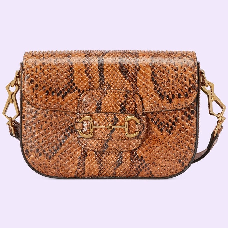 Horsebit 1955 Mini Python Bag