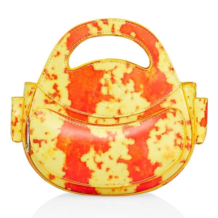 Homage Year Mini Ova Vegan Leather Top Handle Bag