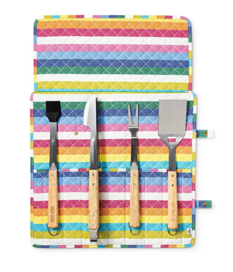 Grilling Tool Set with Fabric Sleeve 