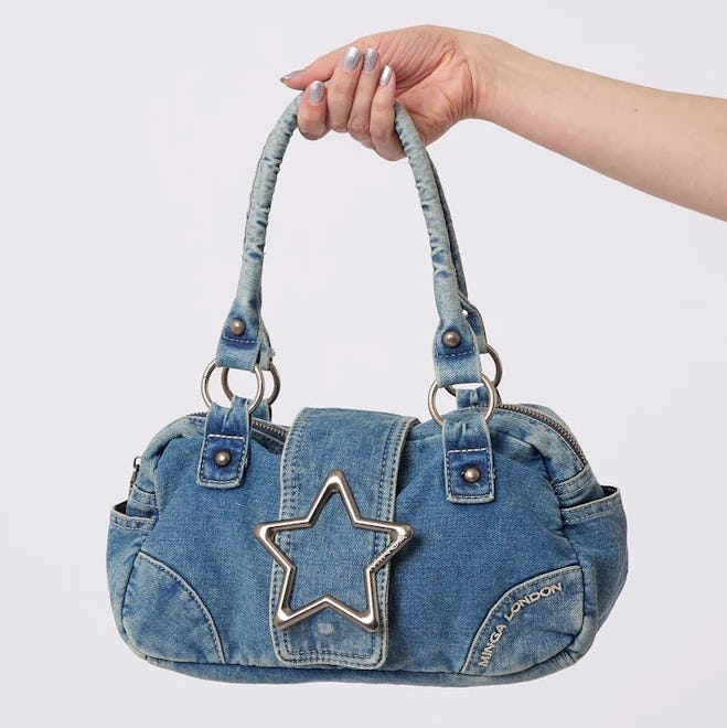 Star Girl Denim Y2K Handbag