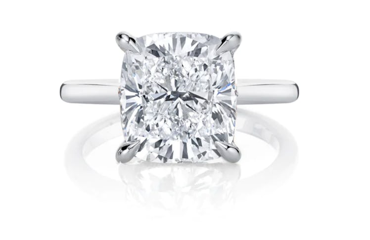 Jean Dousset Chelsea Solitaire Lab Diamond Engagement Ring