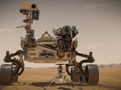 rover on another planet