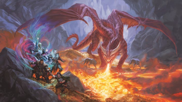 A new dragon from the 2024 D&D release