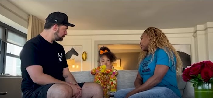 Serena Williams' daughter has been wanting a baby sibling.