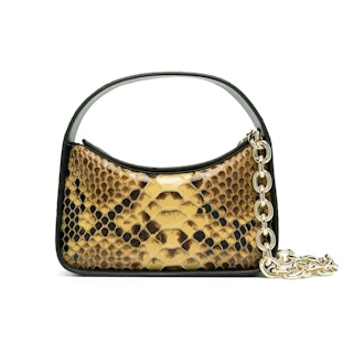 Millie Snake-Effect Faux-Leather Mini Bag