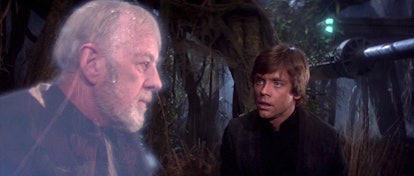Obi-Wan and Luke talk in 'Return of the Jedi.'