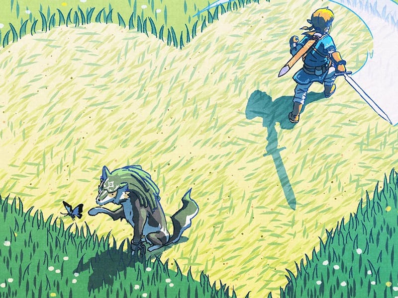 Breath of the Wild official valentine's day art