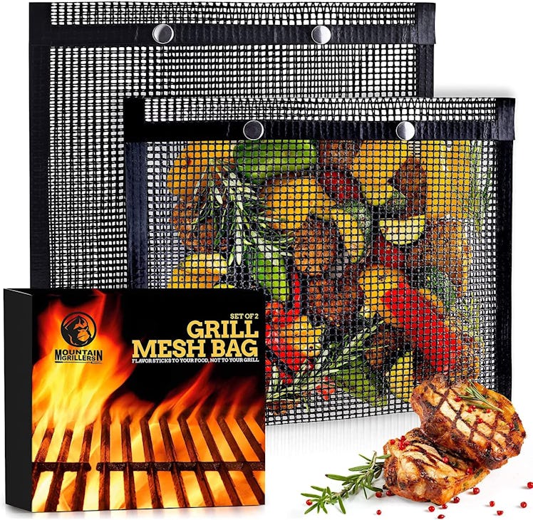 Mountain Grillers BBQ Mesh Grill Bags (Set Of 2)