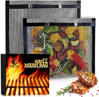 Mountain Grillers BBQ Mesh Grill Bags (Set Of 2)
