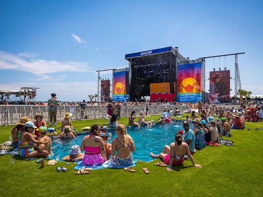 hangout music festival vip swimming pool and stage