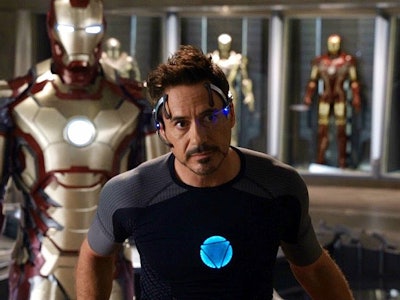 Robert Downey Jr. as Tony Stark in Iron Man 3