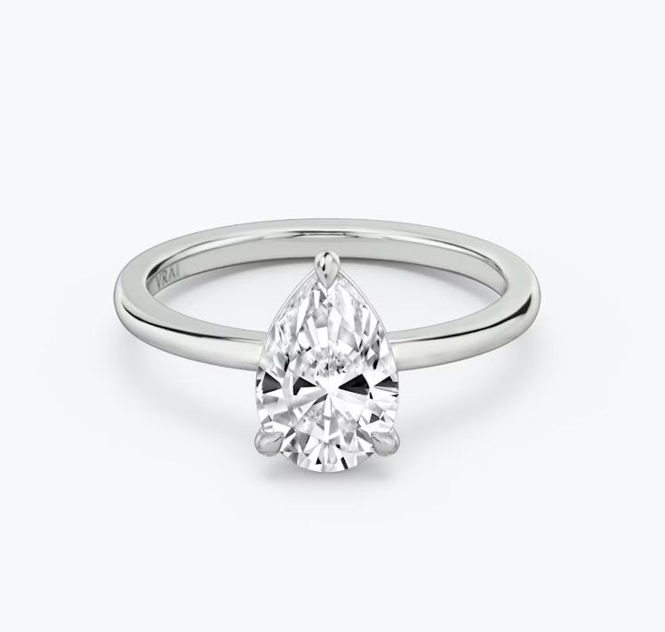 VRAI The Signature Pear Engagement Ring