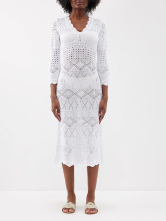 Annette Crocheted Cotton-Blend Dress