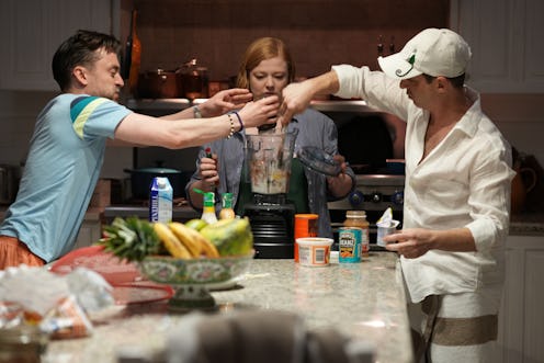 Kieran Culkin, Sarah Snook, and Jeremy Strong on 'Succession.' Photo via HBO