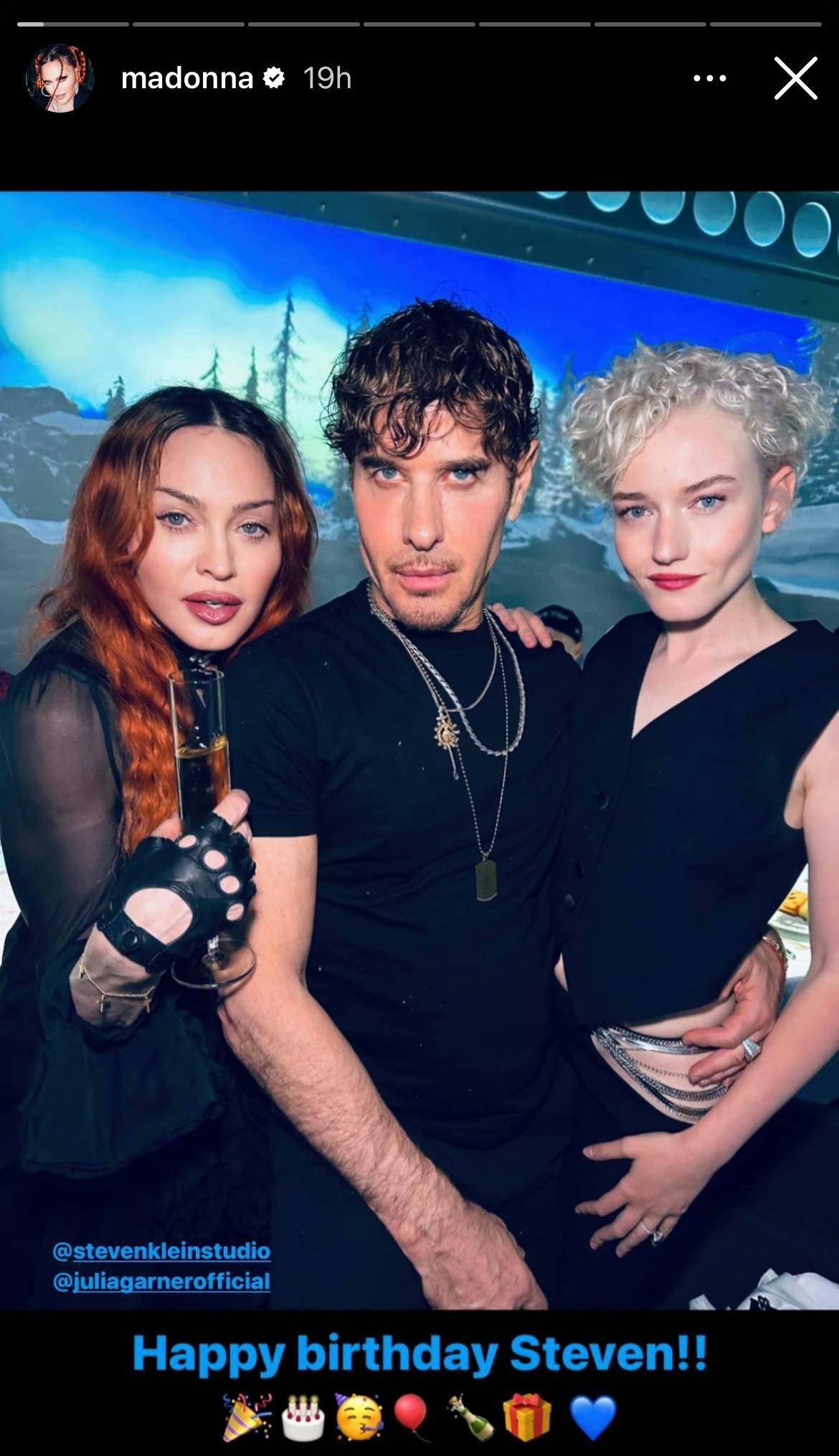 Madonna and Julia Garner Reunite Over Fries—Is the Biopic Back On?