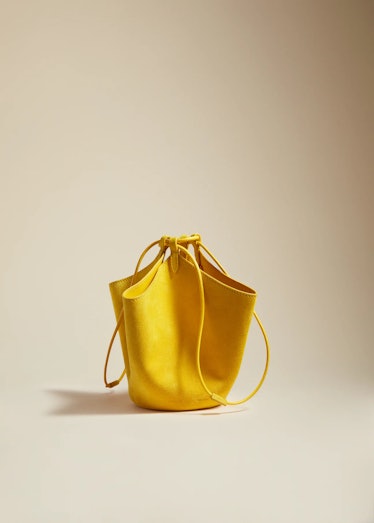 Khaite Mini Lotus Drawstring Bag