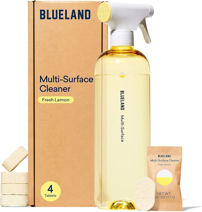 BLUELAND All Purpose Cleaning Spray Bottle with 4 Refill Tablets