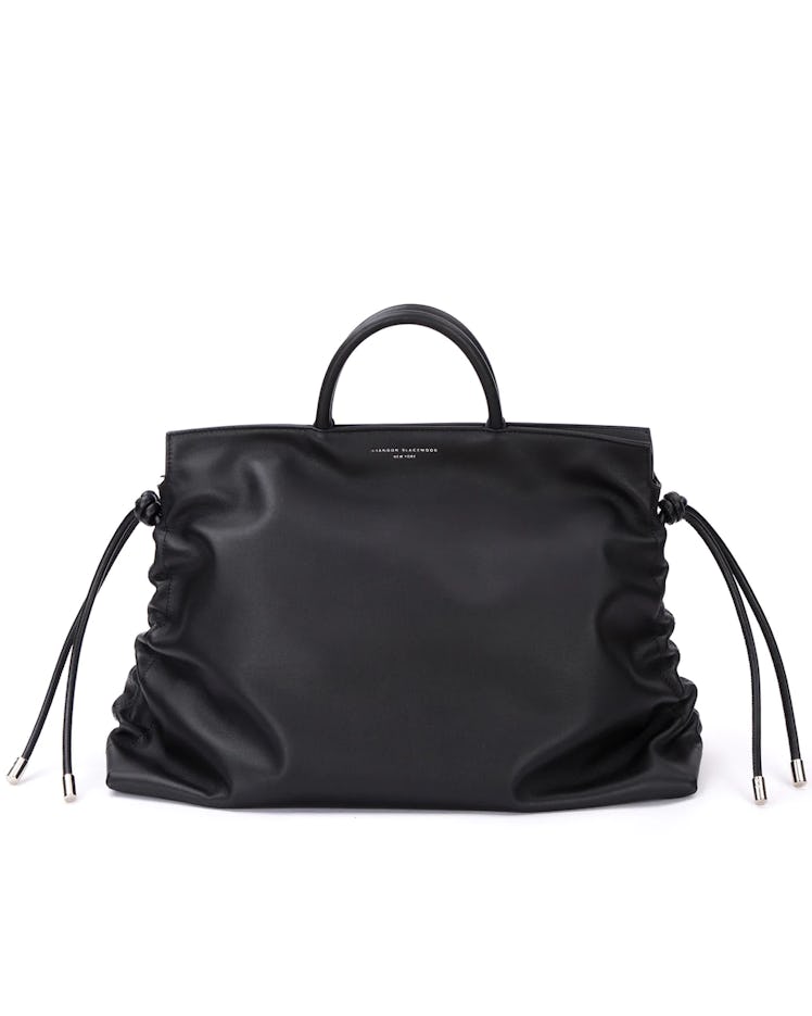 Brandon Blackwood Rouched Tote