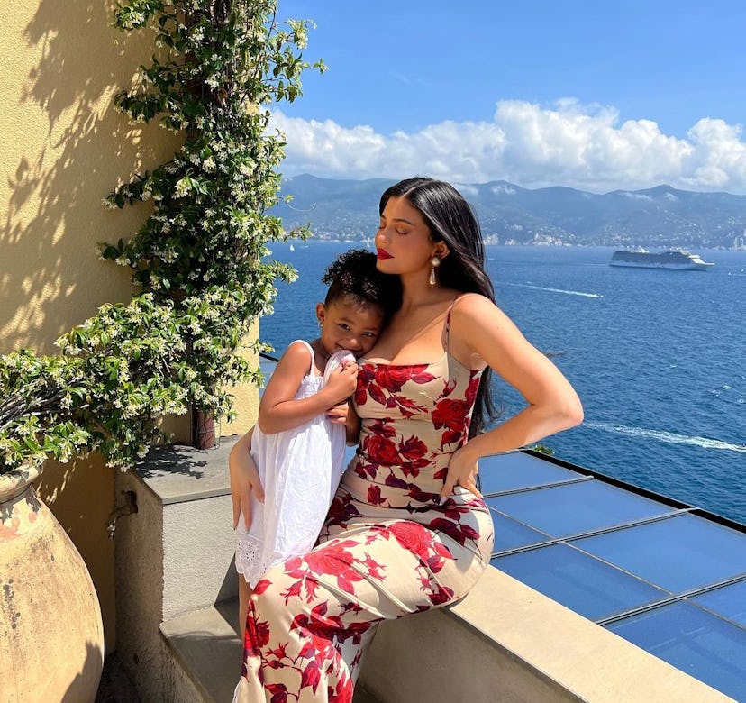 Kylie Jenner and Stormi matching looks