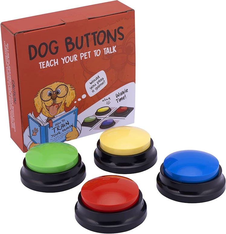 clizkytoonow Dog Buttons for Communication